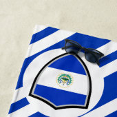 El Salvador Flag Strandtuch (Beispiel)