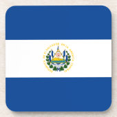 El Salvador Flag Untersetzer (Vorderseite)