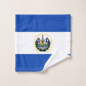 El Salvador Flagge Badhandtuch Set (Waschlappen)