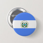 El Salvador Flagge Button (Vorne & Hinten)