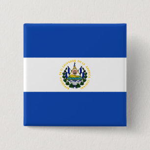 El Salvador Flagge Button