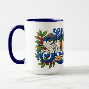 El Salvador-Flagge, Erbe, Kultur & Tradition  Tasse