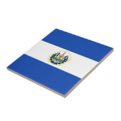El Salvador Flagge Fliese (Seite)