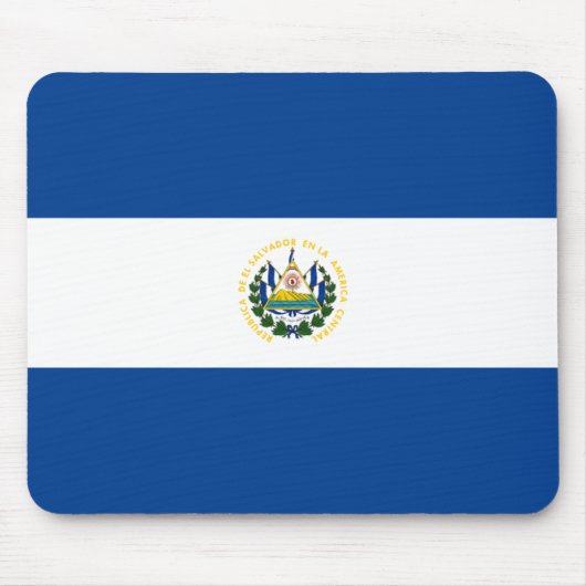 El Salvador Flagge Mousepad (Vorne)