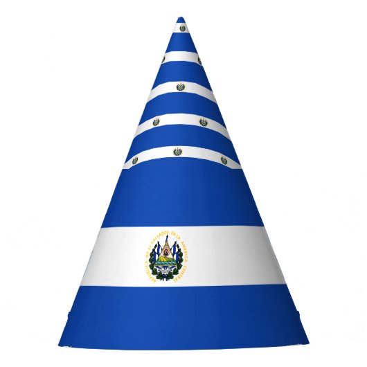El Salvador Flagge Partyhütchen (Vorderseite)