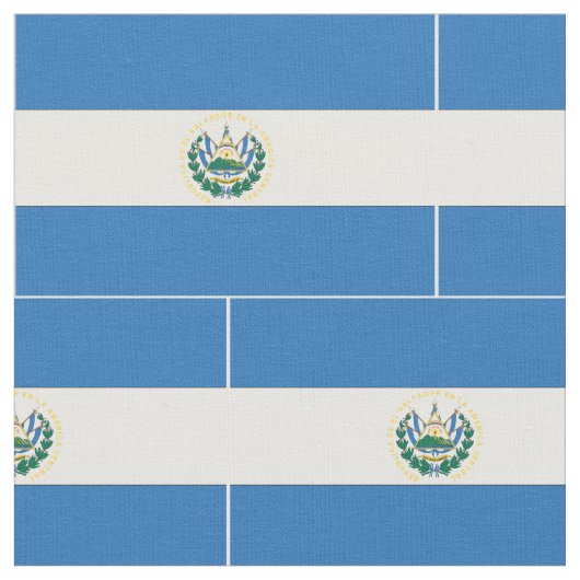 El Salvador Flagge Stoff (Nahaufnahme)