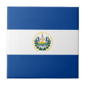 El Salvador Flaggen-Keramik-Fliese Fliese (Vorderseite)