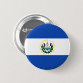 El Salvador Flaggen-Knopf Button (Vorne & Hinten)