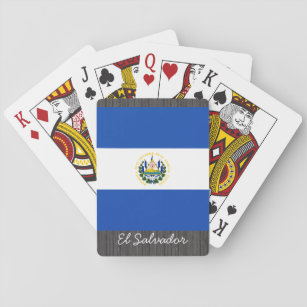 El Salvador Flaggen-Spielkarten Spielkarten