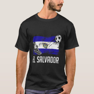 El Salvador Flaggen-Trikot salvadorianische Fußbal T-Shirt