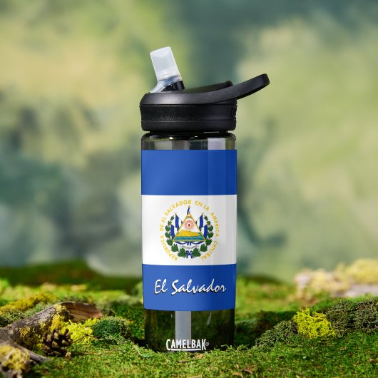 El Salvador Flasche, patriotische Flagge El Salvad Trinkflasche (Außenbereich)