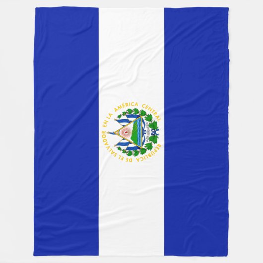 El Salvador Fleecedecke (Vorderseite)
