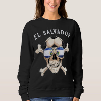 El Salvador Football Pirates Head Salvadorian Fan Sweatshirt
