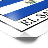 El Salvador Fotodruck (Ecke)