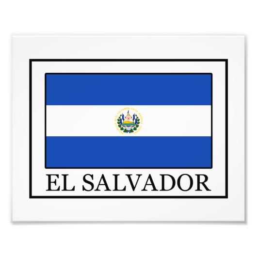 El Salvador Fotodruck (Vorne)