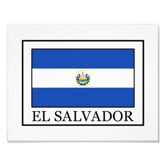 El Salvador Fotodruck (Vorne)