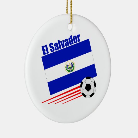 El Salvador Fußball-Team Keramikornament (Rechts)