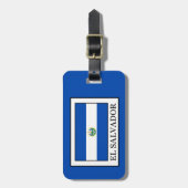 El Salvador Gepäckanhänger (Vorderseite vertikal)