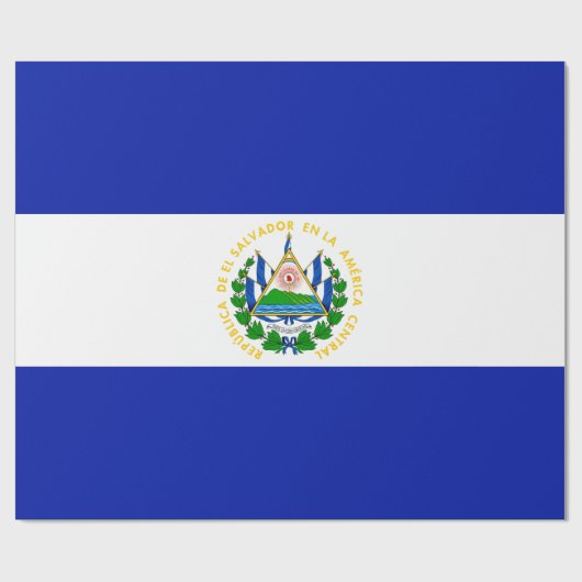 El Salvador Geschenkpapier (Flach)