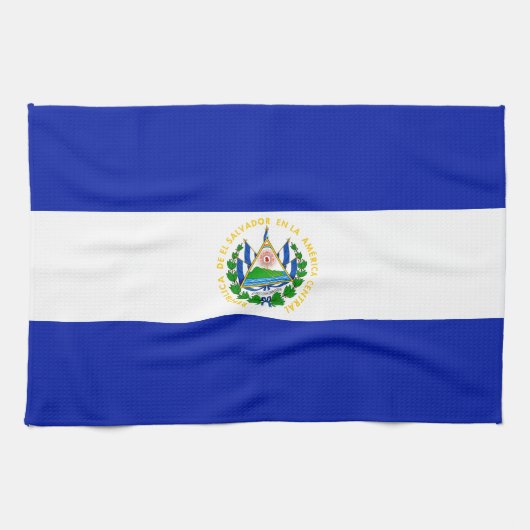 El Salvador Geschirrtuch (Horizontal)