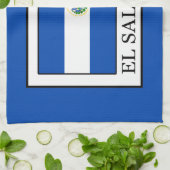 El Salvador Geschirrtuch (Gefaltet)