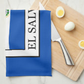 El Salvador Geschirrtuch (Viertel Falte)