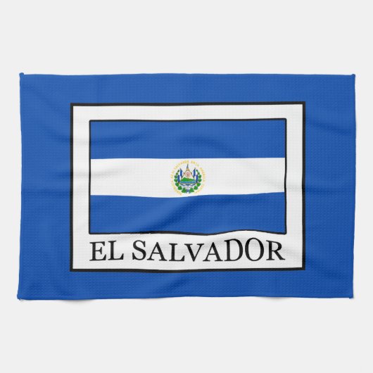 El Salvador Geschirrtuch (Horizontal)