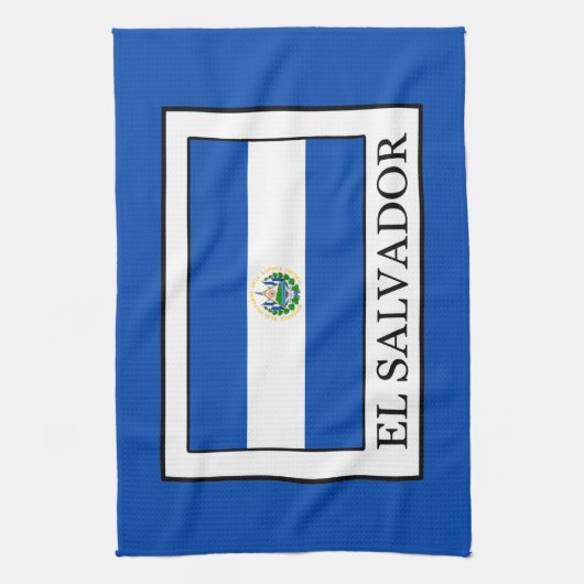 El Salvador Geschirrtuch (Vertikal)