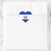 el salvador Herz-Aufkleber (Tasche)