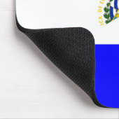 El Salvador Honduras halbes Flaggen-Landsymbol Mousepad (Ecke)