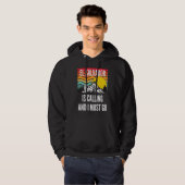El Salvador Is Calling And I Must Go, Wavy Sunset  Hoodie (Vorne ganz)