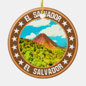 El Salvador Keramik Ornament (Hinten)