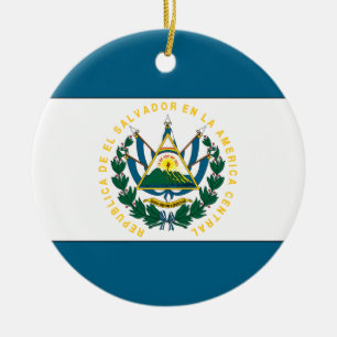 El Salvador Keramik Ornament