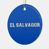 El Salvador Keramik Ornament (Links)