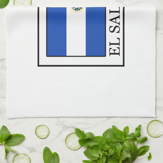 El Salvador Küchentuch (Gefaltet)