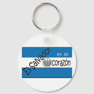 El Salvador Llavero Betrug bandera Schlüsselring Schlüsselanhänger