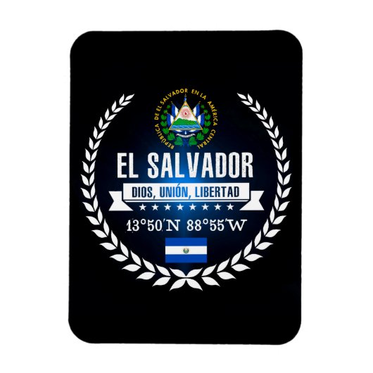 El Salvador Magnet (Vertikal)