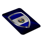 El Salvador Mettalic Emblem Magnet (Rechte Seite)