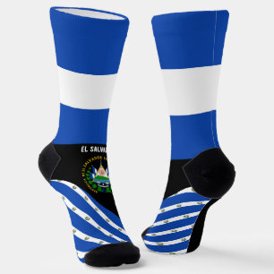 El Salvador, Mode, El Salvador-Flagge, patriotisch Socken