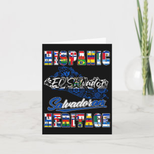 El Salvador National Hispanic Heritage Monte Brè Karte