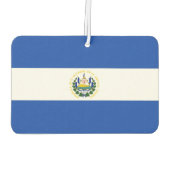 El Salvador National World Flag Autolufterfrischer (Rückseite)