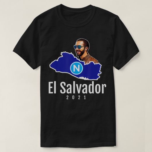 El Salvador, Nayib Bukele, Nuevas Ideas 2021 T-Shirt (Design vorne)