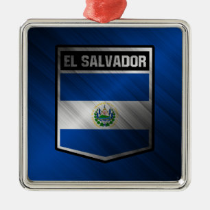 El Salvador Ornament Aus Metall