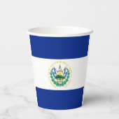 El Salvador-Papier-Becher Pappbecher (Rückseite)