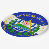 El Salvador Pappteller (Schrägansicht)