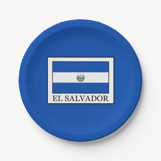 El Salvador Pappteller (Vorderseite)