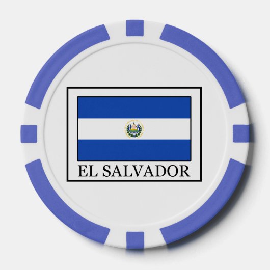 El Salvador Pokerchips (Vorderseite)
