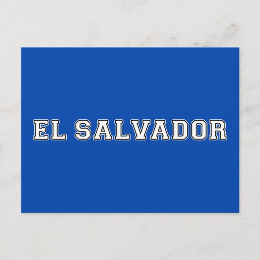 El Salvador Postkarte (Vorderseite)