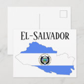 El-Salvador Postkarte (Vorne/Hinten)