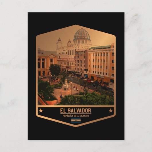 El Salvador Postkarte (Vorderseite)